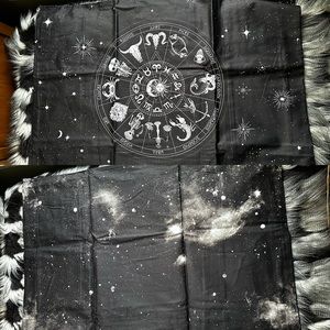 Blackmilk Star Signs And Galaxy Mono Reversible Queen Quilt Cover Set Seconds